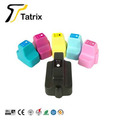 Tatrix Remanufactured Inkjet for HP02 Ink Cartridge Use for HP Photosmart 3110 3210 3310 8250 Printer