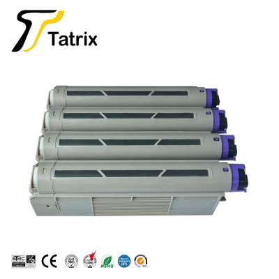 Tatrix Premium Remanufactured Laser Color Toner Cartridge 43324412 43381911 43381910 43381909 for OKI C5600 C5700 Printer