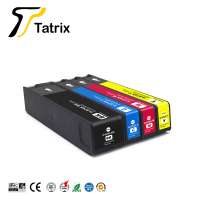 Tatrix 974 974X Premium Remanufactured Color Ink Cartridge for HP PageWide 452dw 477dw